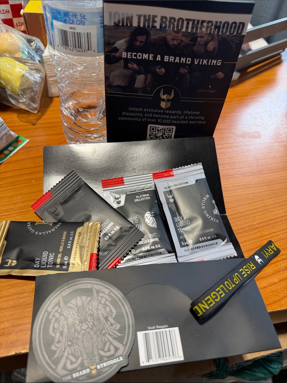 2 bundle of these Beard Struggle Sample Kit – Black & Gold Sachets